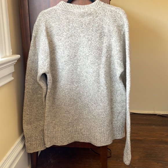 LL Bean Wool Gray Sweater - Picture 5 of 7